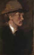 James Abbot McNeill Whistler Study of a Head oil painting on canvas